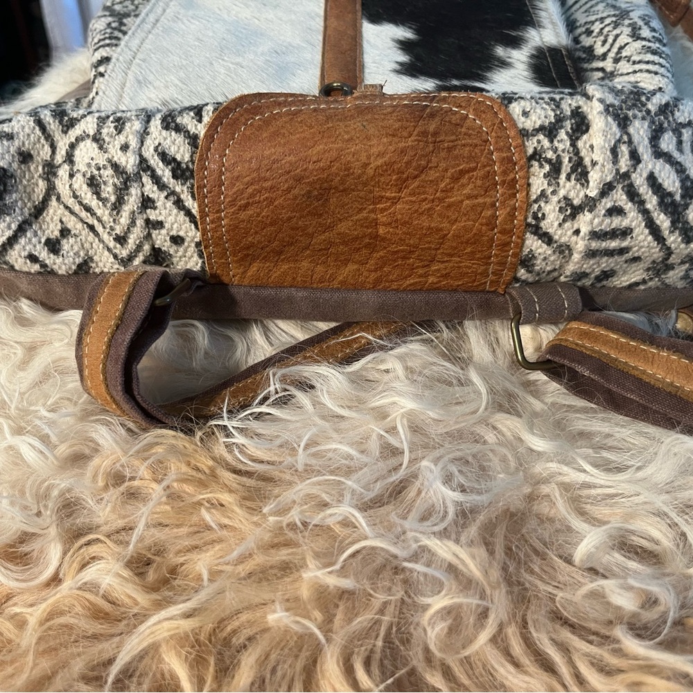Myra Oriental Cowhide Backpack - image 4